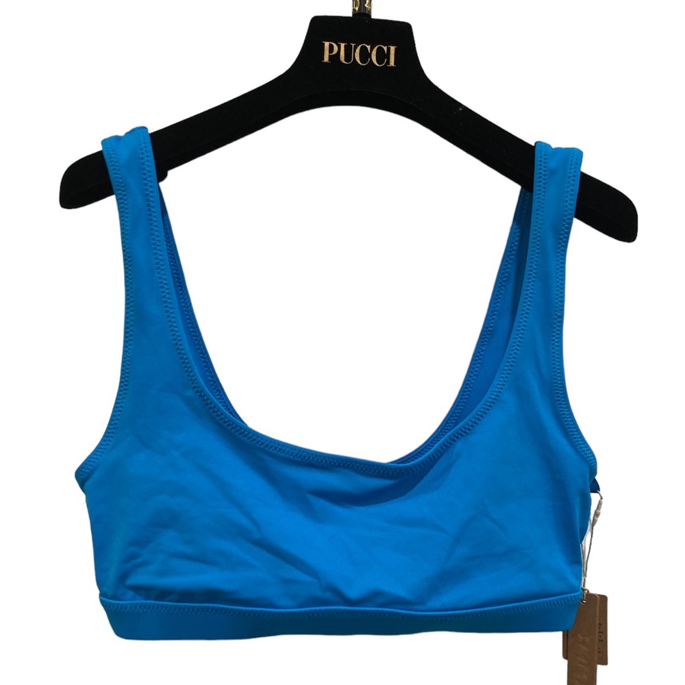Skims SIGNATURE SWIM TANK BIKINI TOP with NWT, size Small TURQUOISE